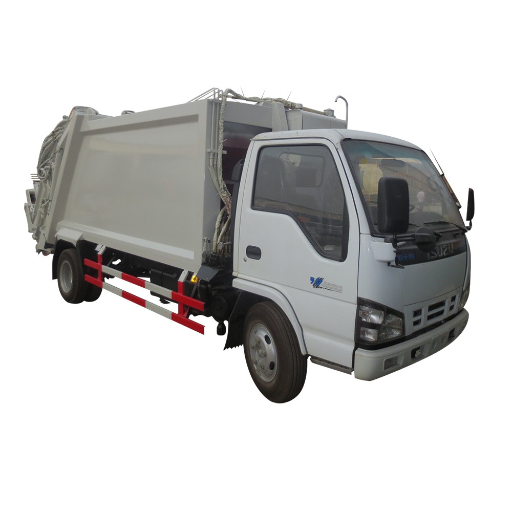 Xe chở rác 6 bánh 5 Cbm
